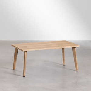 Vandana Grand Hexa <b>Oval</b> Wood <b>Coffee</b> <b>Table</b> (Solid Wood) - Product Image 2