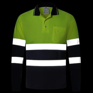 Uniforme de Seguridad de Alta Visibilidad, Camisetas Polo Reflectantes Amarillas y Azul Marino, Camisa de Trabajo de Seguridad de Alta Calidad para Construcción, Hombres y Mujeres - Product Image 2