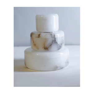 Boîte à bijoux en marbre, prix d'usine en gros, boîte à bijoux en marbre blanc naturel réutilisable, vente en gros personnalisée - Product Image 2