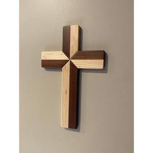 Handmade <b>Wooden</b> Cross Elegant Prayer Item <b>for</b> Church and <b>Home</b> Durable Wall <b>Sign</b> <b>for</b> Spiritual Decor - Product Image 4