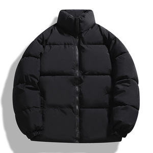 Veste d'hiver matelassée AL BARAKA WEAR pour homme, légère, à capuche, coupe-vent, en spandex/nylon, tendance, streetwear d'extérieur - Product Image 3
