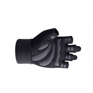 Durable <b>Half</b> Finger Fitness Gloves Padded Anti <b>Slip</b> Gym Gloves Breathable Weightlifting Workout Palm Protector - Product Image 3