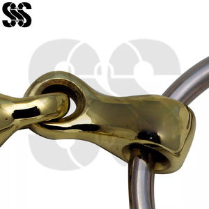 2026 Venta al por mayor Calidad Premium Mordazas para caballo de acero inoxidable y plata alemana con grosor de boquilla de 14mm/16mm, ajuste cómodo y duradero - Product Image 6