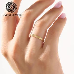 Bague de fiançailles et de mariage unisexe classique en moissanite plaquée or rose avec motif feuille, certifiée IGI - Charm_Jewells - Product Image 6