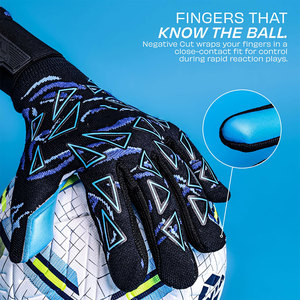 Gants de gardien de but de football pour jeunes, professionnels et abordables, en latex épais avec protection des doigts, en vente, en matériau PU - Product Image 6