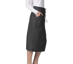 Jupe de travail personnalisée de haute qualité en coton avec logo sur mesure pour la vente en ligne – Jupe médicale pour femme - Product Image 6