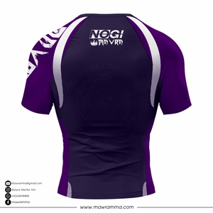Vente en gros de chemises de compression Jiu Jitsu personnalisées avec logo, respirantes, à séchage rapide, écologiques, en polyester/spandex, unisexes, BJJ - Product Image 6