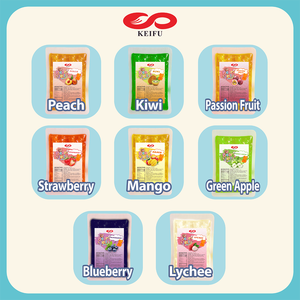 KEIFU 1.5kg Yogurt Bear Jelly Bubble <b>Tea</b> Topping in Private Label Bag Juicy Fruit Salad Balls - Product Image 5