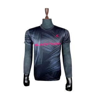 Camiseta de Fútbol de Cuello Redondo con Sublimación Completa, Manga Corta, Absorbe la Humedad, Elástica en Cuatro Direcciones, Transpirable, Ecológica, Ajuste Atlético - Product Image 3