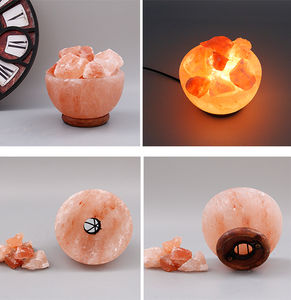 Cuencos de Sal del Himalaya Redondos Decorativos con Forma de Roca y Trozos Naturales, Lámpara de Cuenco de Sal, Venta al por Mayor 2026 - Product Image 3