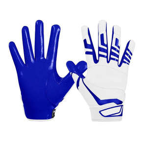 Gants de football américain personnalisés avec grip en latex de qualité supérieure, gants de receveur pour le football, personnalisables avec logo imprimé - Product Image 3