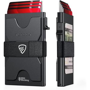 Cartera Delgada para Hombre con Bloqueo RFID y Función Pop-Up para Tarjetas de Visita, Diseño Delgado y Carcasa Metálica - Product Image 1