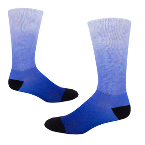 Calcetines Deportivos Azules para Adultos, Transpirables, de Punto, para Correr y Baloncesto, Resistentes a Desgarros, Color Sólido, con Spandex, para Primavera - Product Image 4