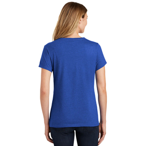 Nouveau design – T-shirts décontractés blancs à col en V profond pour femmes, vente en gros, haute qualité, 100 % coton tricoté, été, écologiques, séchage rapide - Product Image 2