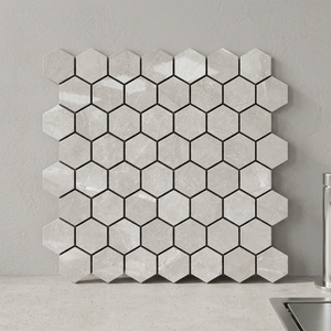 Dosseret Nacre Mosaïque Verre Céramique Kit Hexagone 300x300mm Carreaux Décoratifs pour Enfants Conteneur Maison USA - Product Image 1