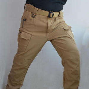 Men's Plus Size Casual Sweatpants Spring Summer Solid Color Cotton Joggers Zipper Autumn Pants <b>Trousers</b> Straight Pattern - Product Image 6