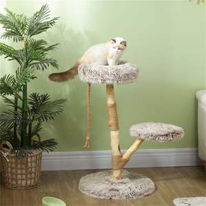 Albero di gatto e Scratcher Premium per il divertimento felino e l'esercizio di mobili per gatti durevoli ed eleganti - Product Image 1