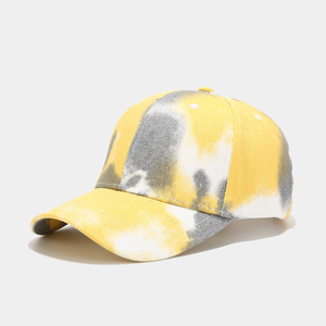 Tie Dye Baseball <b>Cap</b> 6-Panel Cotton Unisex Casual Hat Spring Summer Outdoor Wear - Product Image 5