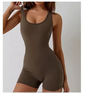 Combinaison de yoga sans couture en nylon et élasthanne, personnalisable, pour femme, idéale pour la gym, le fitness et le sport - Product Image 6
