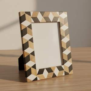 Marco de fotos de resina con el mejor diseño, incrustaciones de resina y acabado brillante en MDF, a un precio de fábrica muy bajo. - Product Image 2