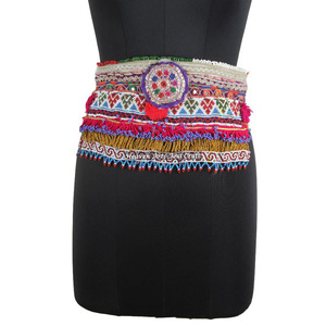 Ceinture vintage pour la danse du ventre, ceinture traditionnelle afghane, ceinture tribale Kuchi, BB085, ceinture ancienne Banjara, ceintures perlées faites à la main, véritables et vintage. - Product Image 3