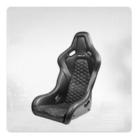 Siège baquet ergonomique Fantom FRP PU pour course et sport, robuste, dossier haut, pour gamer, OEM Malaisie