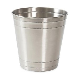 Online Selling Stainless Steel Metal Waste Basket Corner <b>Dustbin</b> Office Home Kitchen Garbage Collecting Storage Space-Saving - Product Image 3