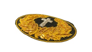 Home Manufacture Custom Requirements High Quality Logo Iron Sew on Hand Embroidered Badges - Product Image 6