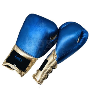 Gants de boxe à lacets en matériau durable, équipement rembourré absorbant les chocs pour l'entraînement et la remise en forme - Product Image 2
