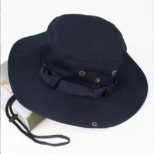 Chapeaux Bob d'été personnalisés pour hommes, chapeaux de pêcheur à large bord, respirants, en maille polyester, pour la pêche et la protection solaire - Product Image 5