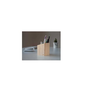 Factory Direct Supply Wood Pen Holder Natural Wood Color For Your Office <b>Desk</b> Decorative & Pen Pencil Storage Holder For Sale - Product Image 1