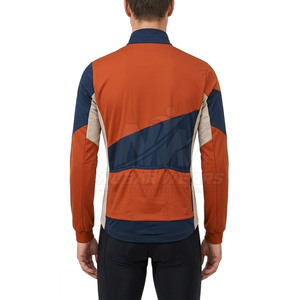 Professional Sports <b>Cycling</b> <b>Jacket</b> With Breathable Fabric Lightweight Design Full Front Zipper Wind Protection - Product Image 6