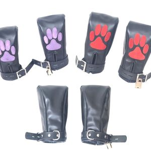 Cowhide <b>Leather</b> <b>Wrist</b> <b>Cuffs</b> with Comfortable Padding and Strong Metal Rings - Product Image 2