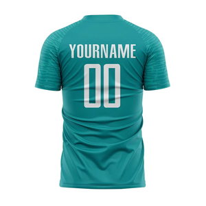 เสื้อฟุตบอล/ซอคเกอร์แขนสั้นผ้าโพลีเอสเตอร์พิมพ์ลายตามสั่งสำหรับผู้หญิง ขายส่ง บริการ OEM สำหรับฤดูร้อน แห้งเร็ว - Product Image 3