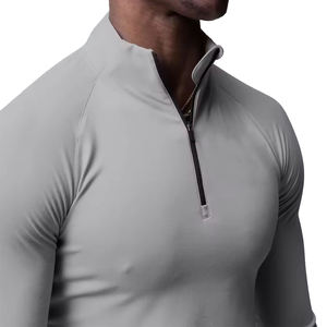 Fabricante de Ropa Deportiva con Logotipo Personalizado, Ropa de Compresión que Absorbe la Humedad, Traje Deportivo para Gimnasio, Entrenamiento, Corte Regular, Color Sólido - Product Image 5