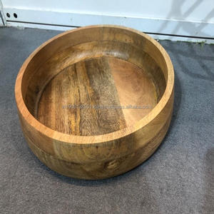 ชุดชามสลัดไม้กระถินเทศและมะม่วง ดีไซน์ทันสมัย เป็นมิตรกับสิ่งแวดล้อม สไตล์มินิมอล เหมาะสำหรับใช้ในบ้าน ร้านอาหาร งานเลี้ยง ผลไม้ ของว่าง และเป็นไอเดียของขวัญ - Product Image 1