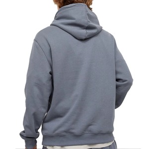 Sweat-shirt à capuche surdimensionné pour homme, couleur unie, en molleton de coton, décontracté, streetwear d'automne - Product Image 2