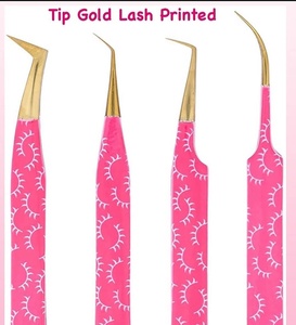 Pinzas de Acero Inoxidable para Extensión de Pestañas con Punta Dentada, Opción de Logotipo Personalizado - Venta al Por Mayor - Product Image 6