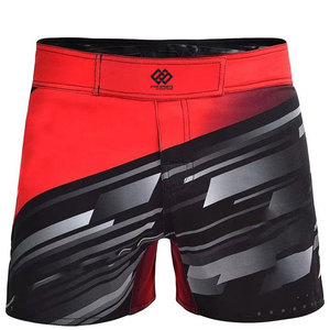Meilleurs shorts MMA personnalisables en gros, légers, à séchage rapide, respirants, en spandex/polyester, de haute qualité pour hommes - Product Image 1