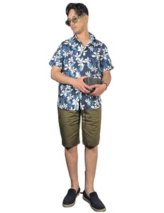 Pantalones Cortos Casuales Premium para Hombre, de Tela de Algodón, Transpirables, Suaves, Cómodos, con Cintura Elástica, para Entrenamiento Deportivo, Moda Casual de Verano - Product Image 1