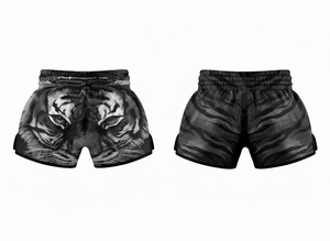 Shorts de Muay Thai imprimés sur toute la surface avec votre propre design, shorts de boxe MMA personnalisés, sublimation, entraînement sportif, respirant, confortable - Product Image 4