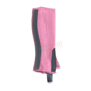 Guêtres d'équitation en cuir extensible à plis accordéon en cuir de vachette, durables, pour chevaux LHC-0066 - Product Image 2