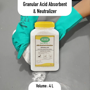 Absorbente y Neutralizador de Ácidos 4L, Gránulos Neutralizadores de Derrames Químicos para Control de Fugas de Ácido, Laboratorio Industrial - Product Image 2