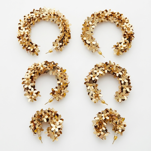 Pendientes de Lentejuelas Hechos a Mano, Pendientes Ligeros de Moda para Mujer, Joyería para Bodas y Fiestas - Product Image 1