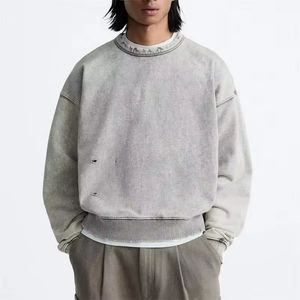 Sudaderas de Hombre Slim Fit Más Vendidas, Sudaderas Casuales con Hombros Caídos, Sudaderas Cómodas para Hombre, Sudaderas Oversize con Lavado Ácido - Product Image 1