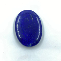 Lapis-lazuli naturel bleu profond, taille ovale, qualité supérieure, pierre facettée non montée 21x32mm pour collier