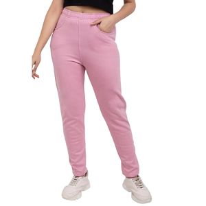 Pantalones Deportivos de Color Rosa para Mujer, Cintura Media, Elásticos, Corte Regular, Largos, con Bolsillos, Precio al por Mayor - Product Image 6