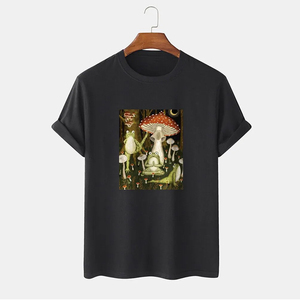 T-shirts personnalisés sublimés pour hommes en gros, T-shirts grande taille imprimés en polyester respirant pour l'été - Product Image 3