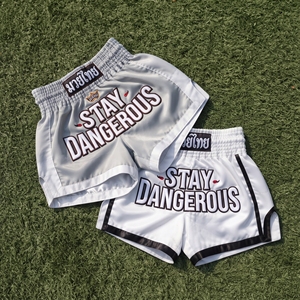 กางเกงมวยไทยสำหรับผู้ชาย ขายส่ง กางเกงคิกบ็อกซิ่งมืออาชีพ MMA กางเกงฝึกซ้อมปักลาย กางเกงมวยไทย MMA - Product Image 6