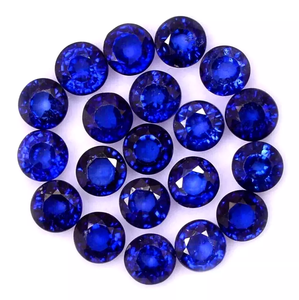 Saphir bleu naturel 8 mm, taille ronde, certifié, pierre de saphir bleu, lot de pierres précieuses en vrac, prix de gros, pour la fabrication de bijoux - Product Image 6